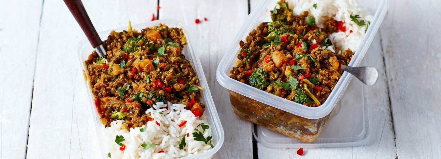 High protein vegan lentil dal