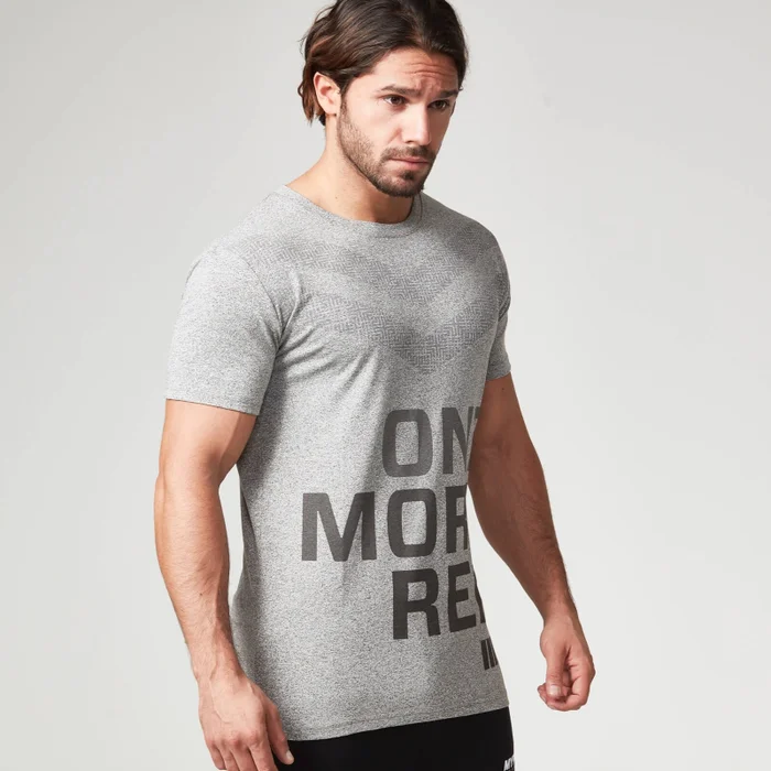 Myprotein Men's Performance Slogan T-Shirt - Grey