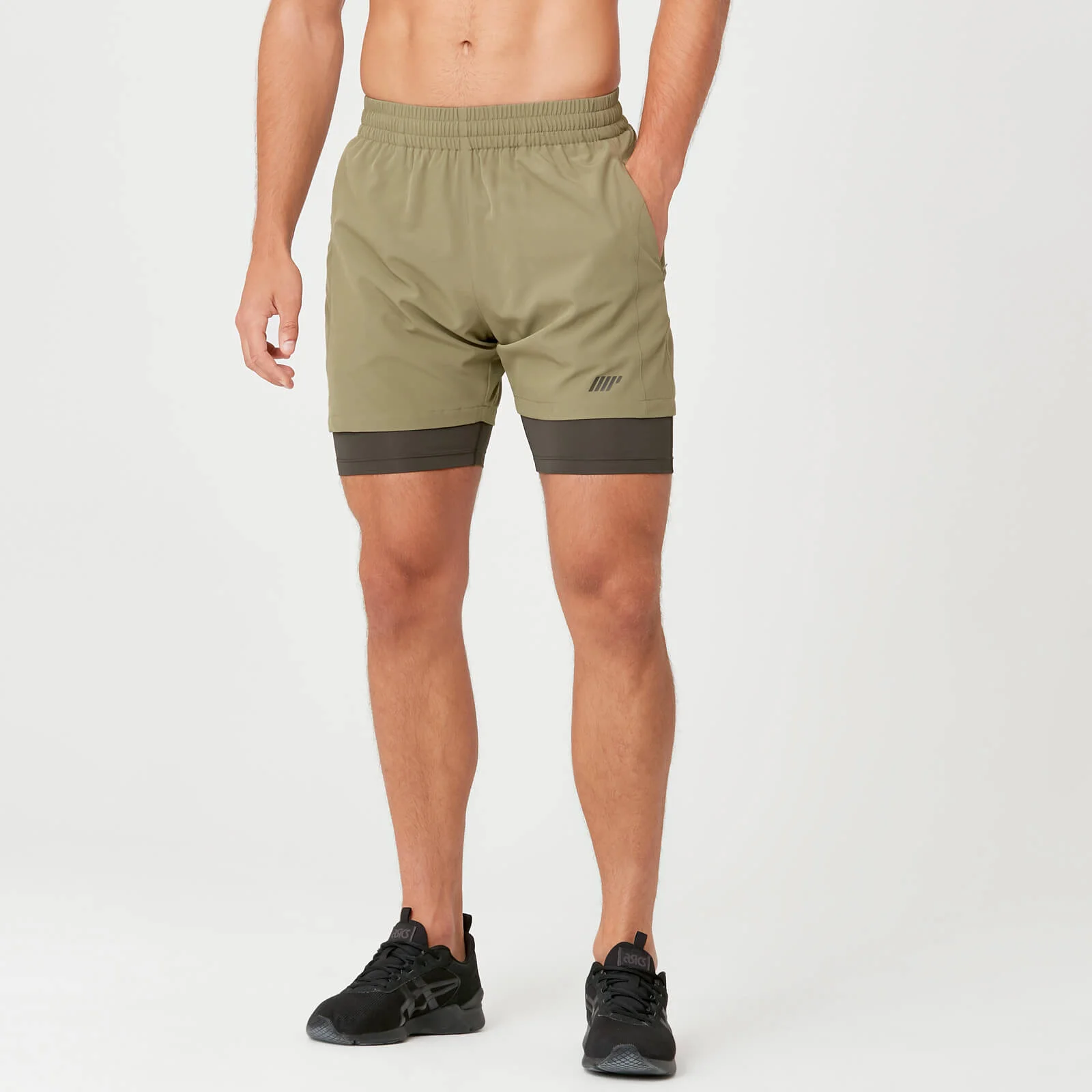 MP Men's Power Shorts - Light Olive - S Image 1