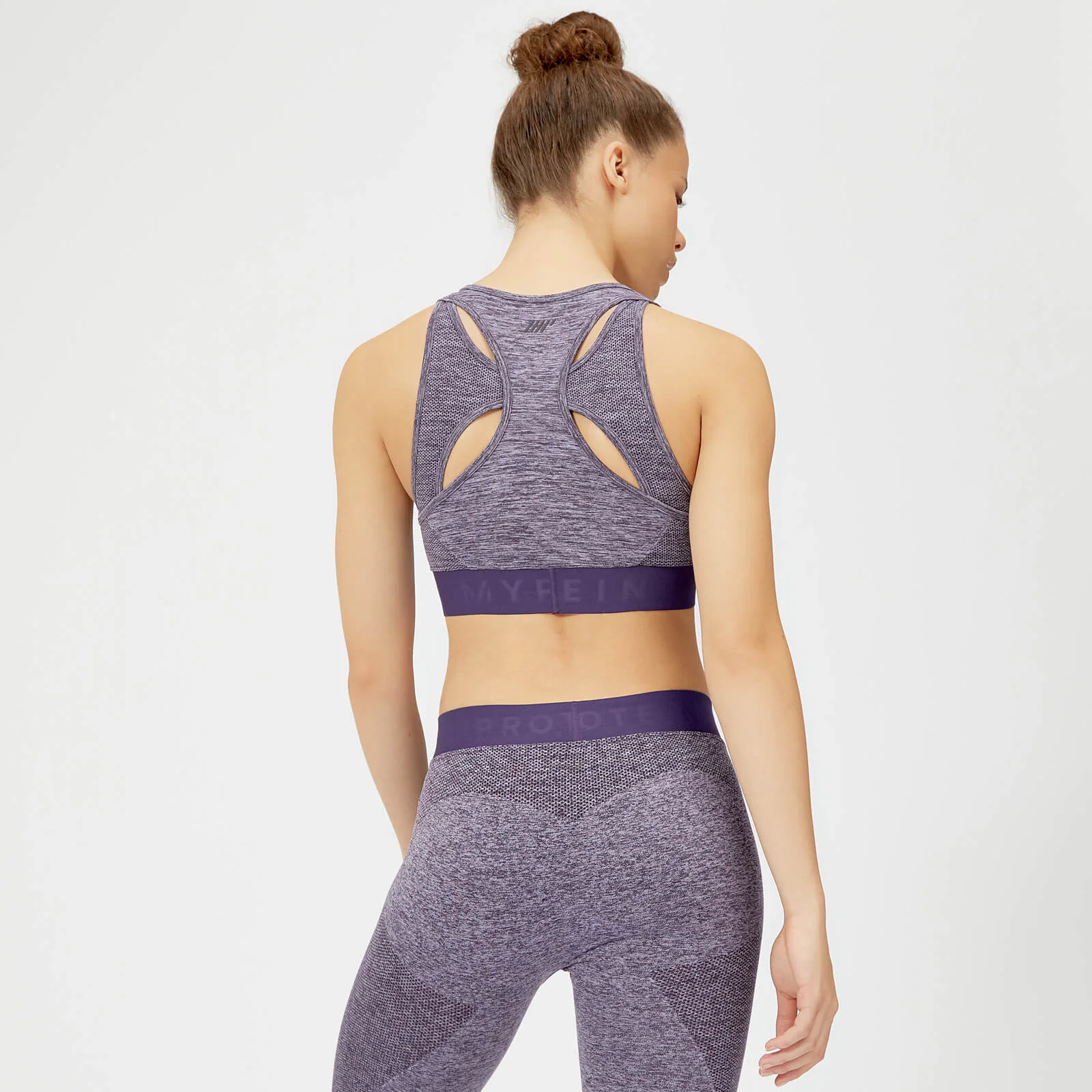 MP Women's Inspire Seamless Sports Bra - Purple - M Image 1