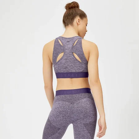 MP Women's Inspire Seamless Sports Bra - Purple