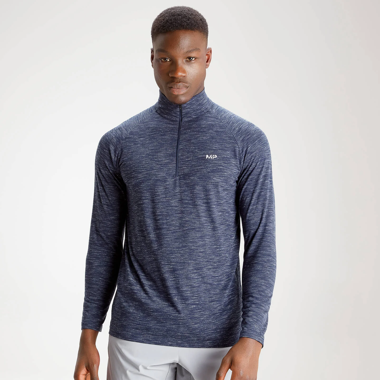 MP Men's Performance 1/4 Zip Top - Navy Marl - XL Image 1