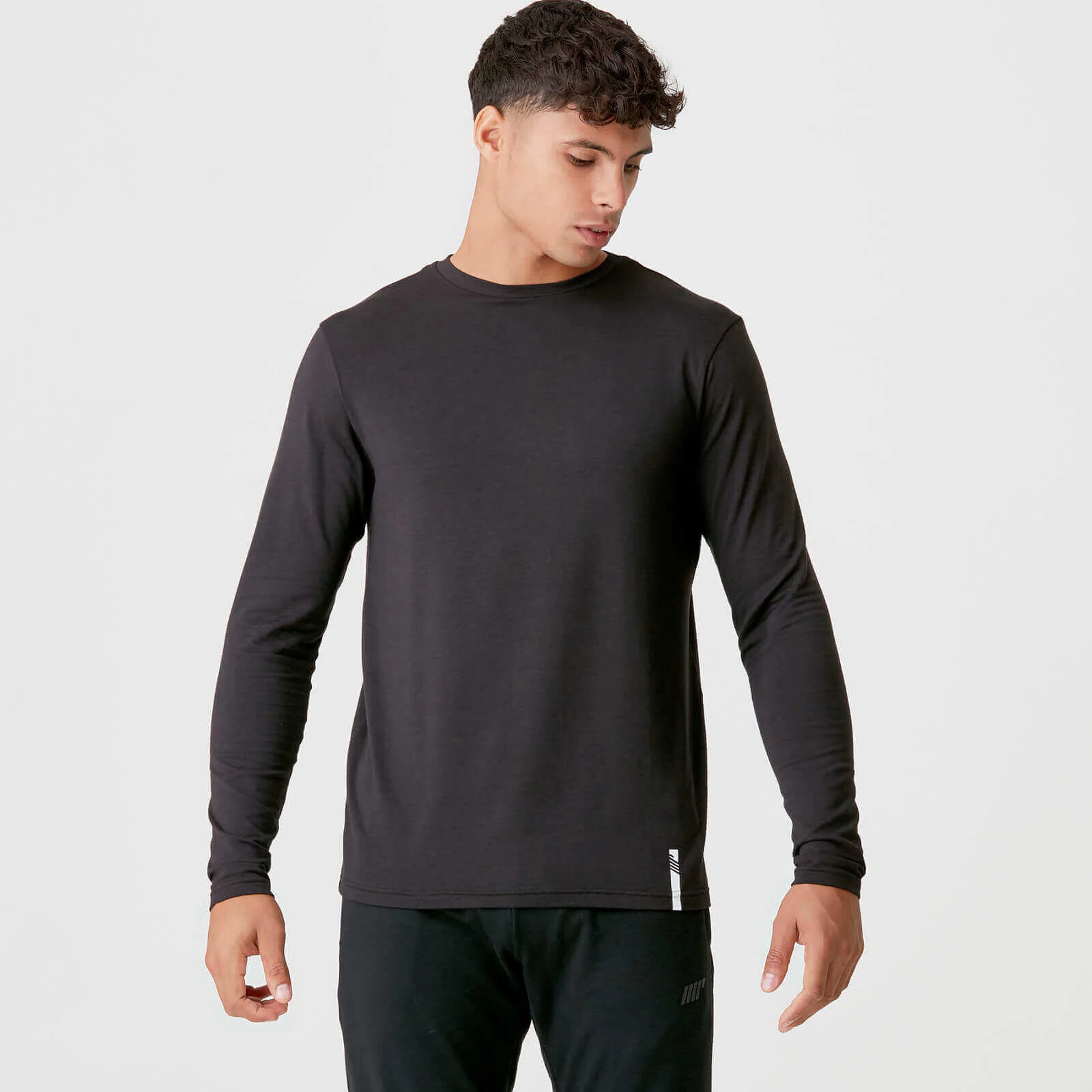 MP Men's Luxe Classic Long Sleeve Crew - Black - L Image 1