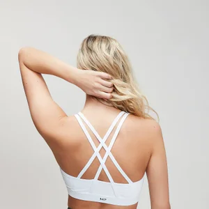 MP Women's Essentials Training Sports Bra - White - Size M