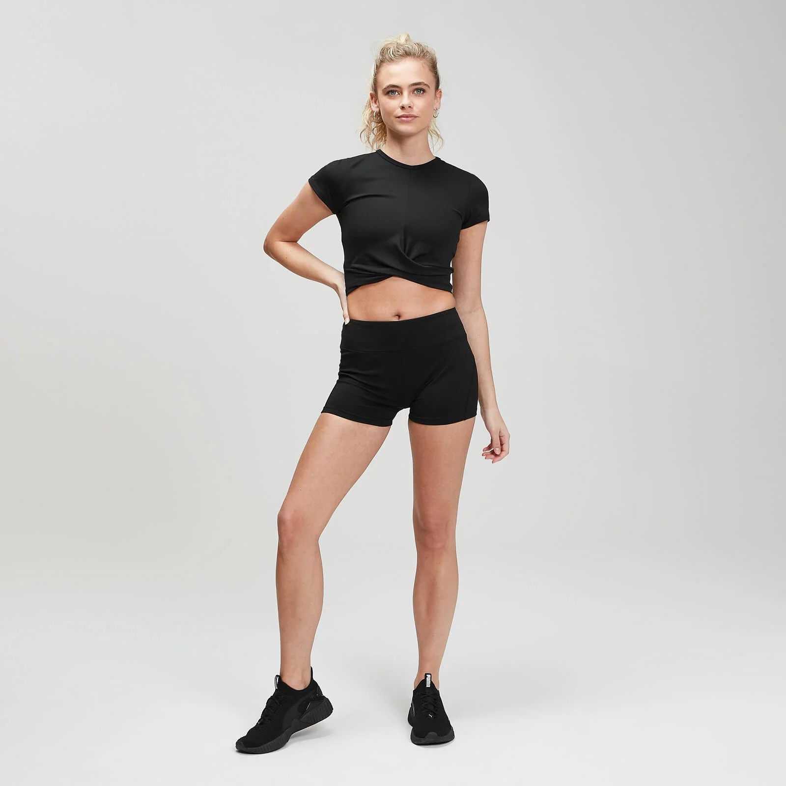 MP Women's Power Shorts - Black - XS Image 1