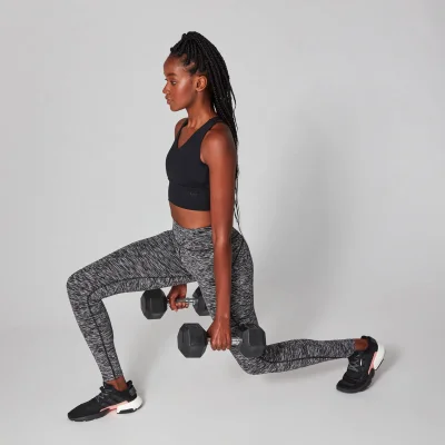 MP Women's Power Leggings - Black Space Dye - S Image 6