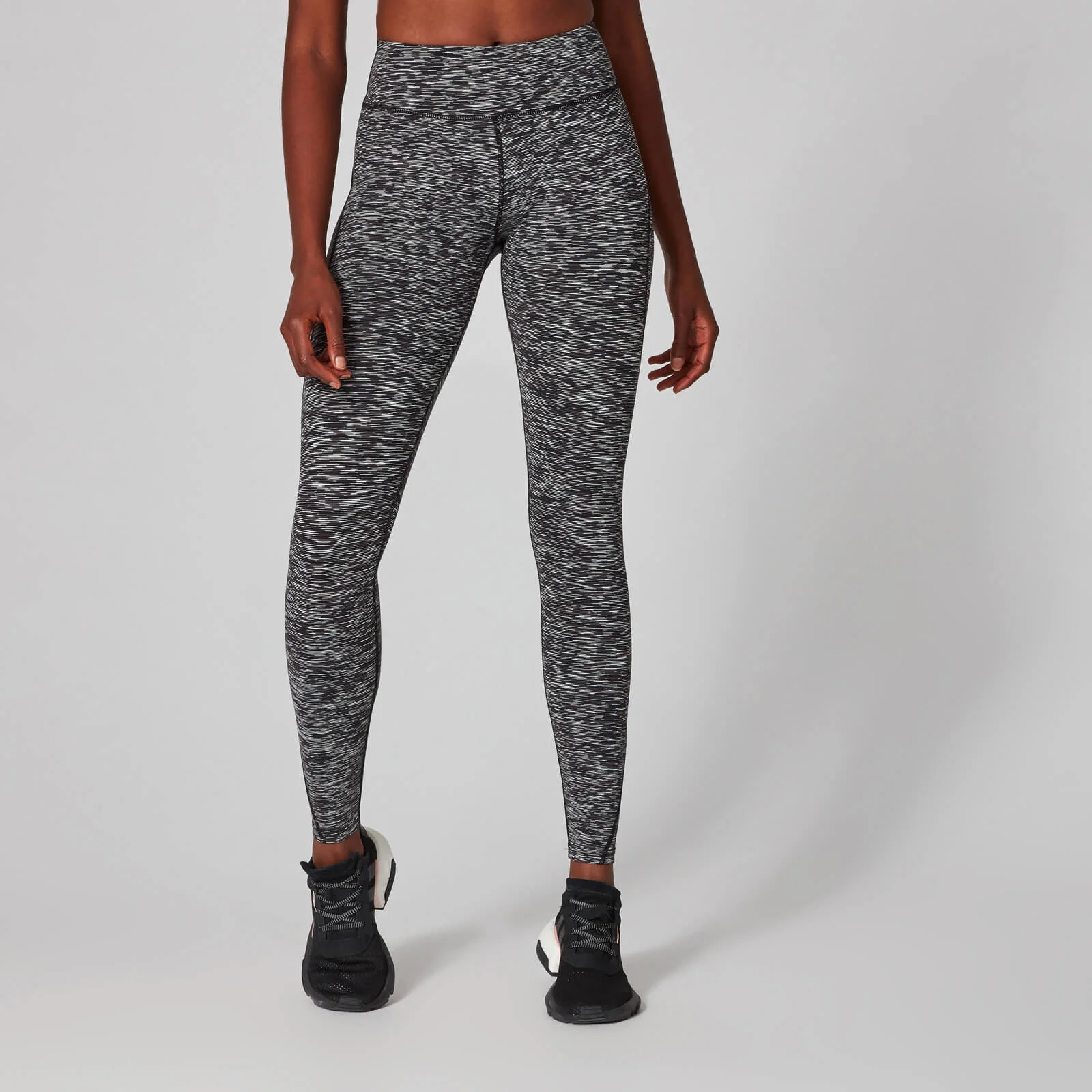 MP Women's Power Leggings - Black Space Dye - S Image 1