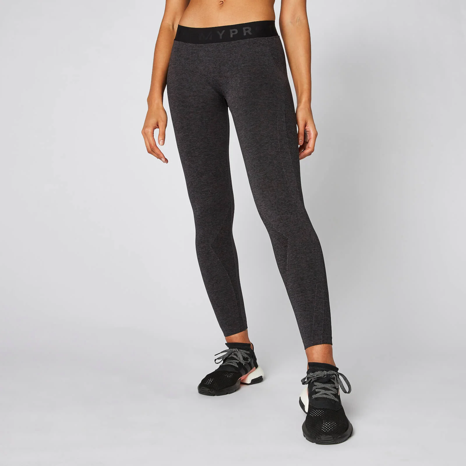 MP Women's Inspire Seamless Leggings - Black/Slate - XS Image 1