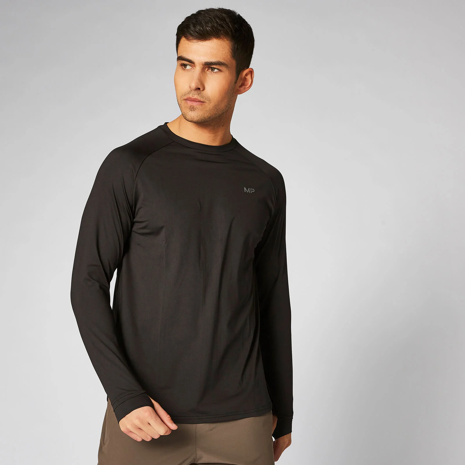 MP Dry Tech Infinity Long Sleeve T-Shirt - Black - XS Image 1