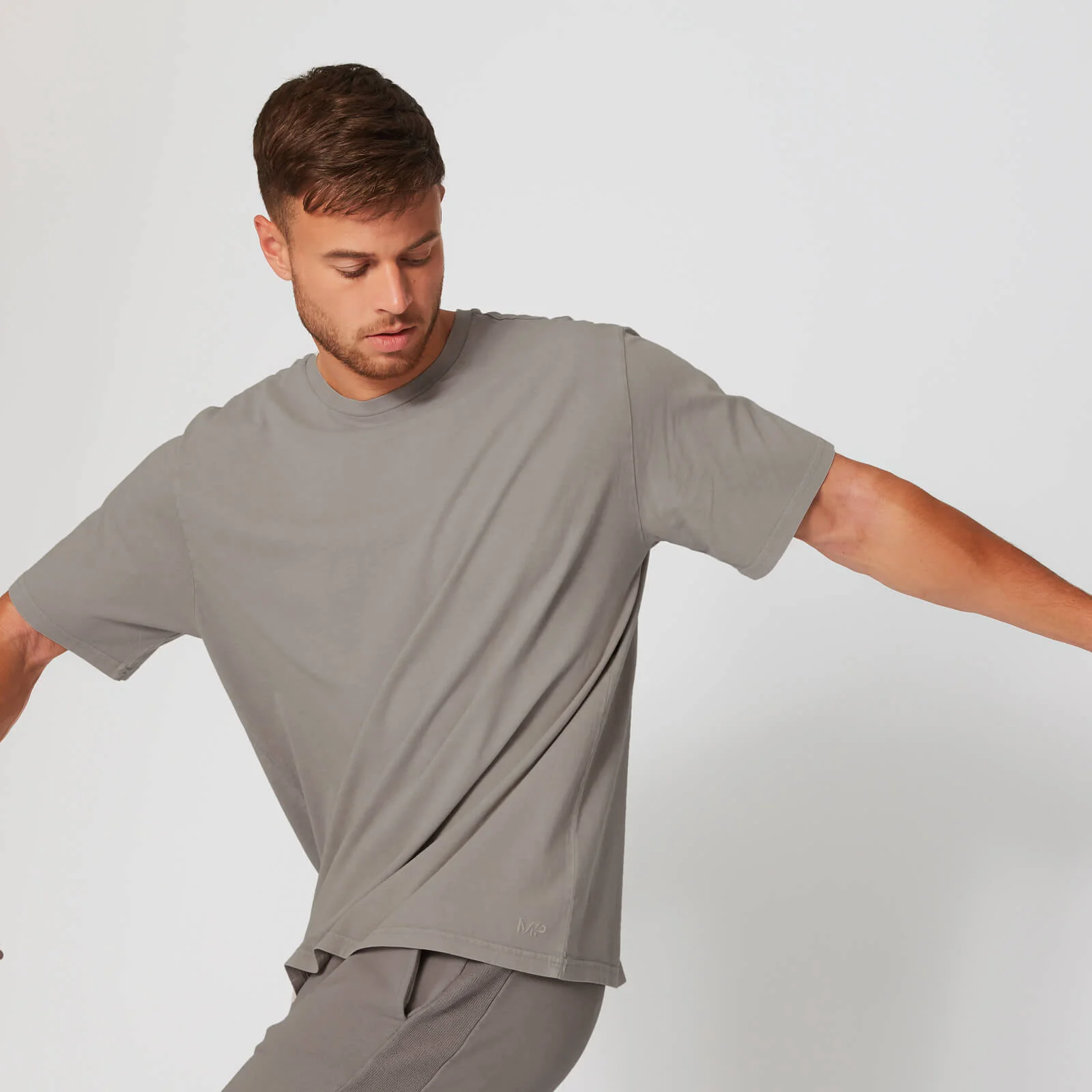 MP Washed T-Shirt - Quarry - XS Image 1