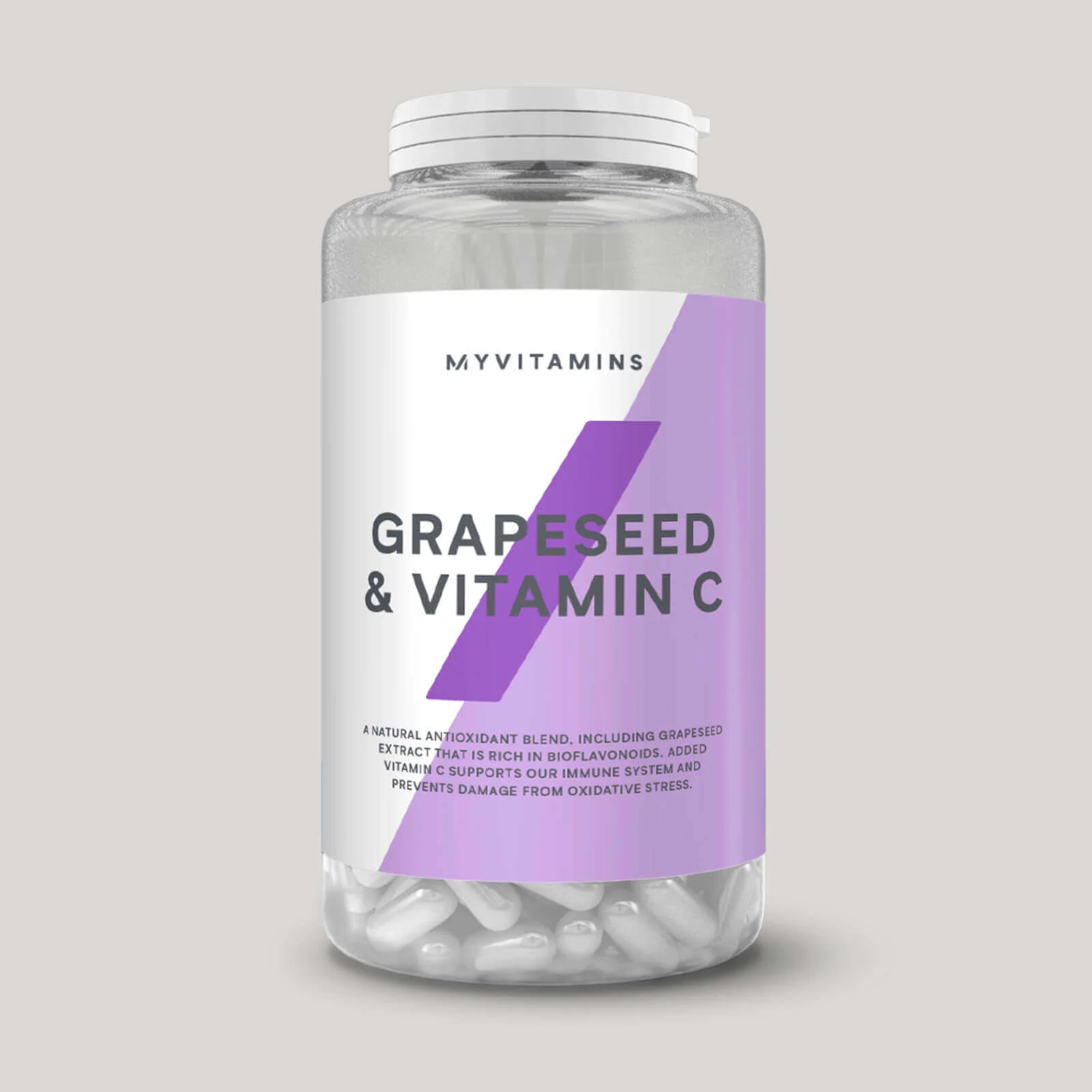 Grapeseed & Vitamin C Capsules - 90Capsules - Unflavoured Image 1