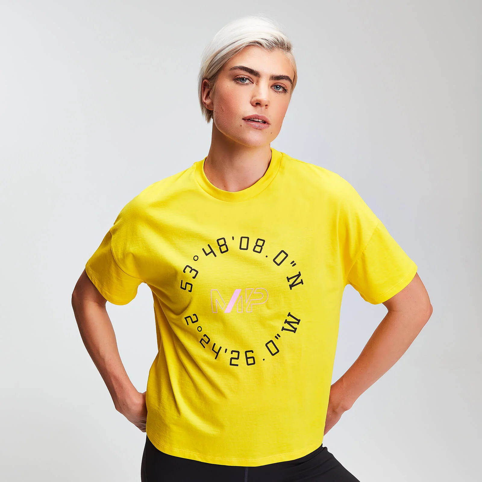 MP Women's Power Graphic T-Shirt - Buttercup - XS Image 1