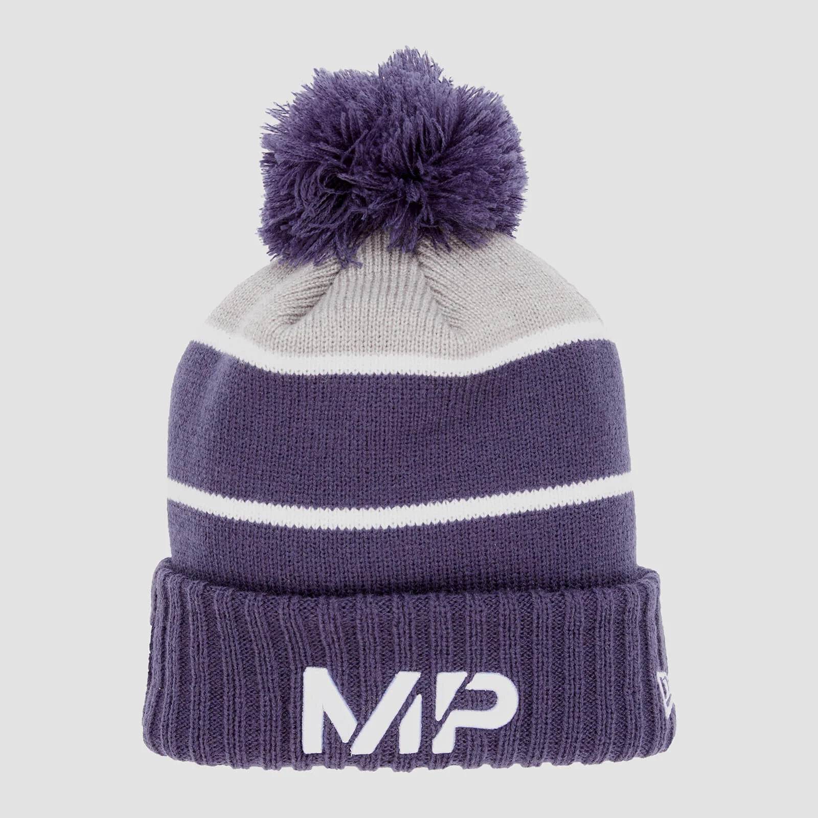 MP New Era Knitted Bobble Hat - Navy/White Image 1