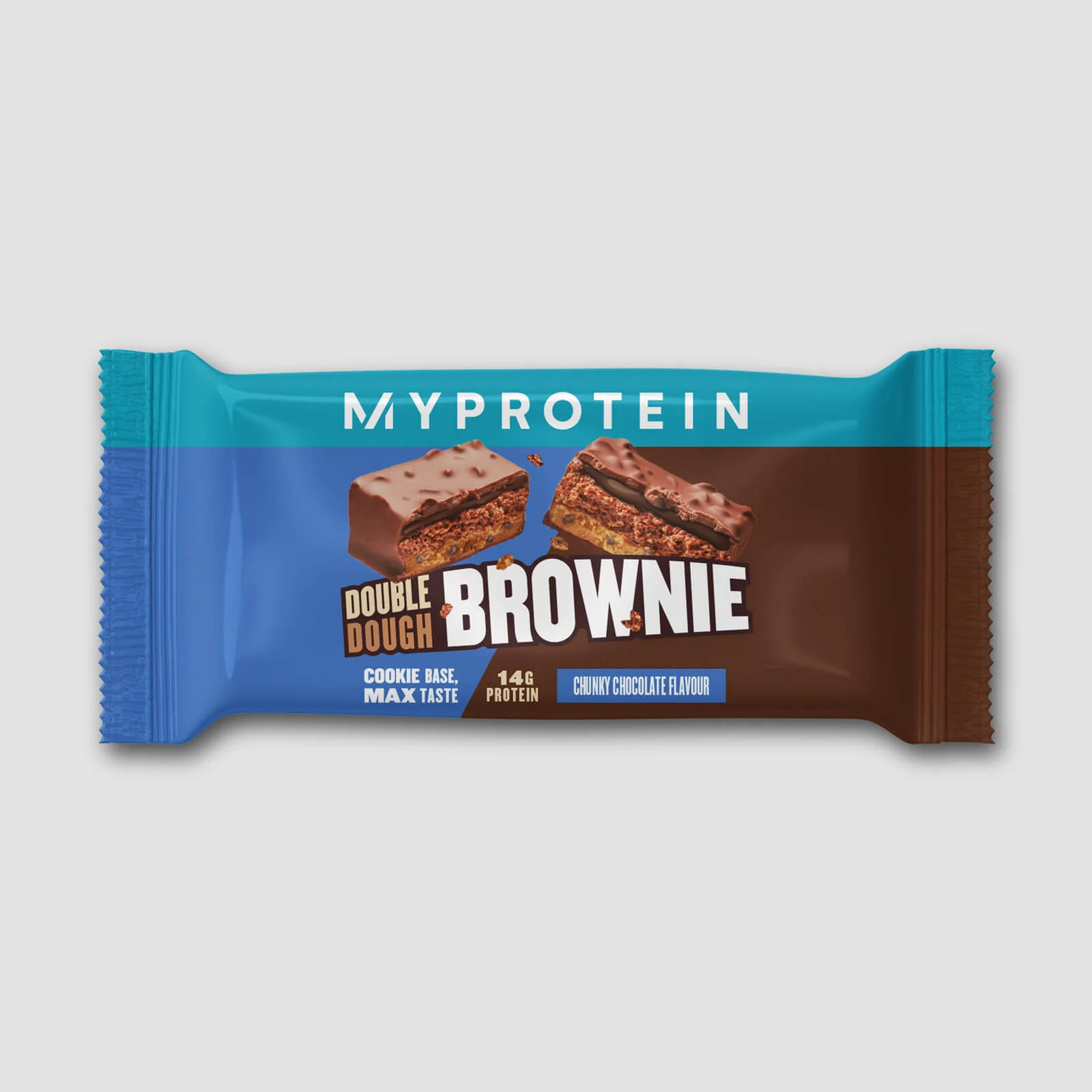Myprotein Protein Double Dough Brownie (Sample) (IND) - 60g - Chunky Chocolate Image 1