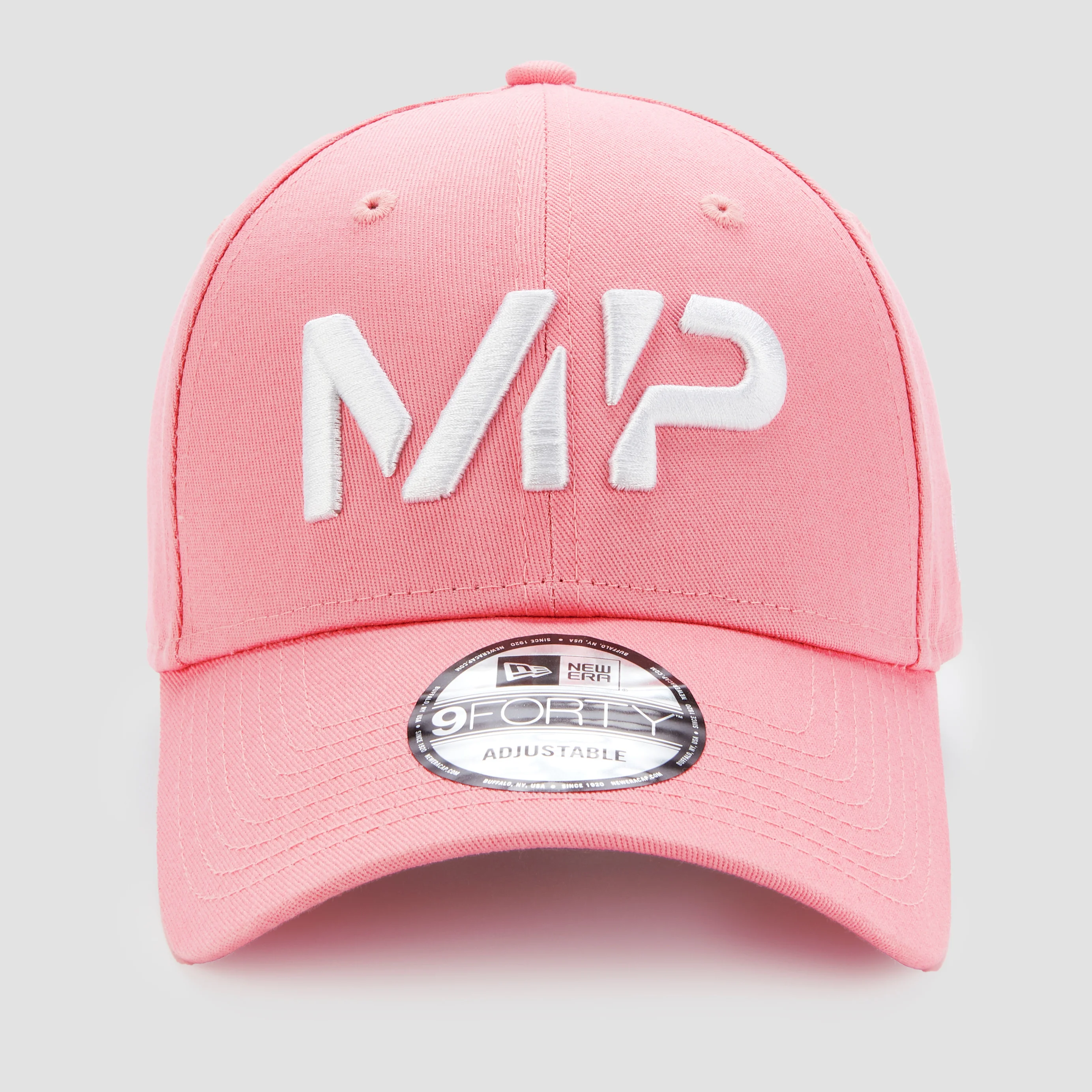 MP NEW ERA 9FORTY Baseball Cap - Geranium Pink/White Image 1