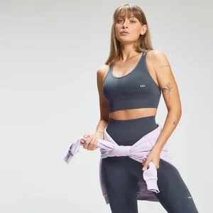 MP Women's Tempo Seamless Sports Bra - Graphite - Size XL