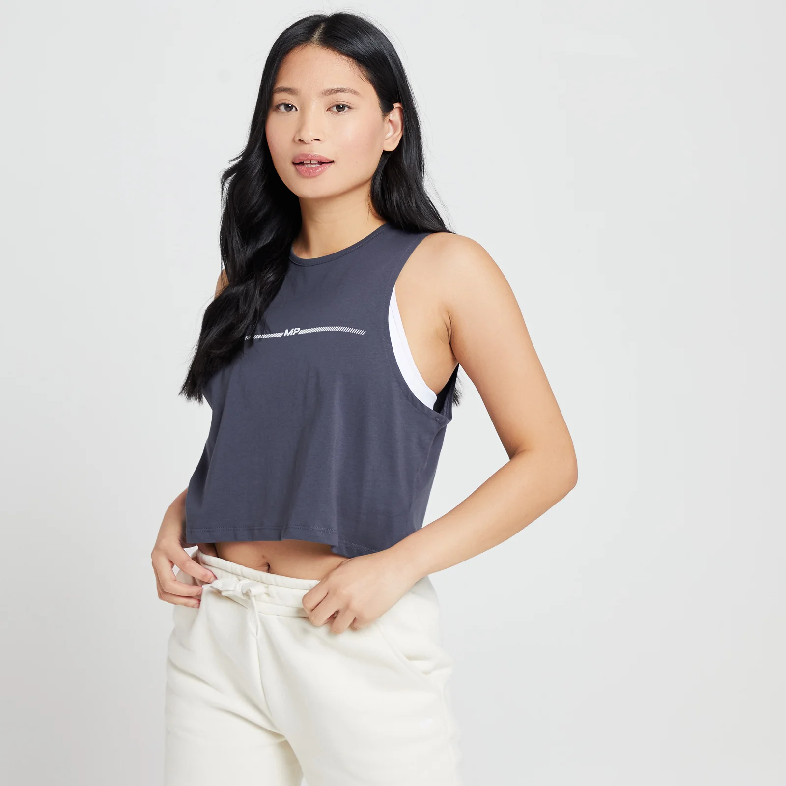 MP Women's Mini Mark Graphic Reach Vest - Graphite - XXS Image 1