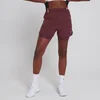 MP Women's 2 IN 1 Training Jersey Short - Port