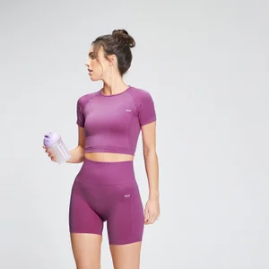 MP Women's Shape Seamless Crop Top - Orchid - Size XL