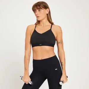 MP Women's Power Ultra Strappy Sports Bra - Black - Size L