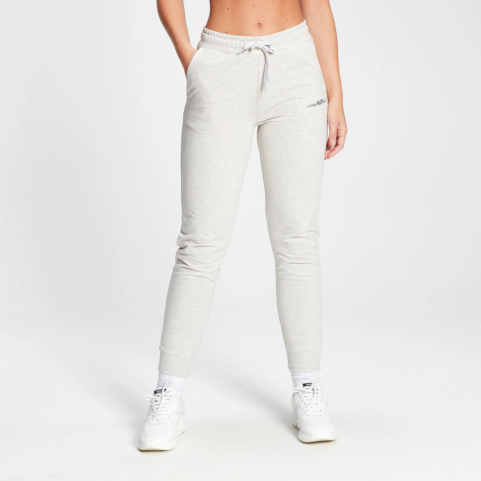 MP Women's Mini Mark Graphic Joggers - Light Grey Marl - XXS Image 1