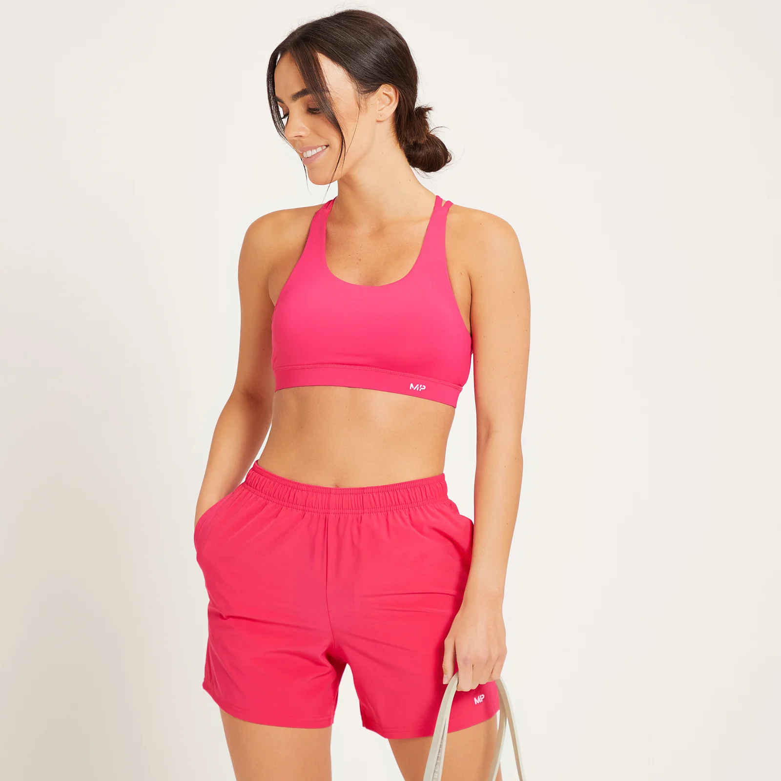 MP Women's Training Control Sports Bra - Magenta - XXS Image 1