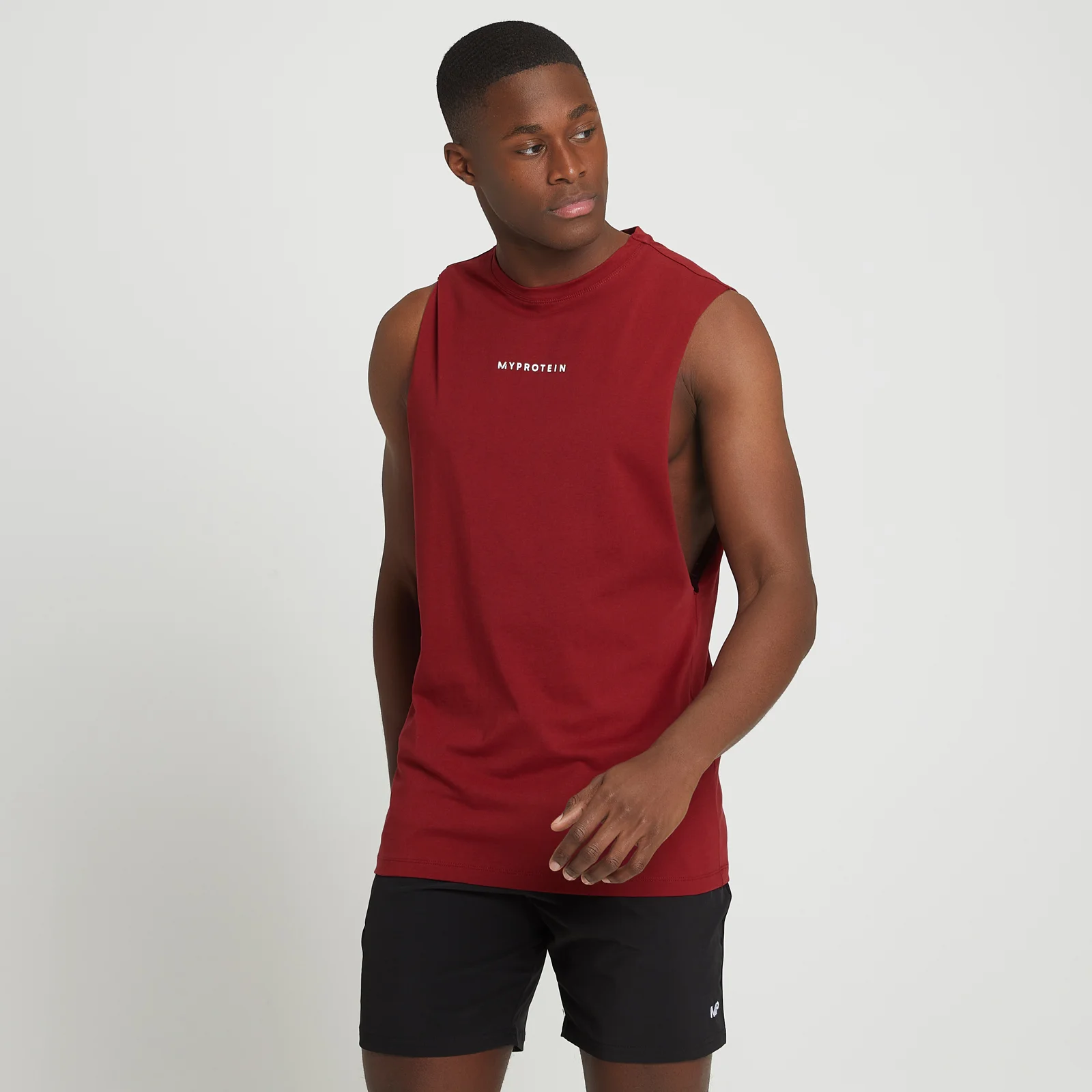 MP Men's Originals Drop Armhole Tank Top - Scarlet - XXS Image 1