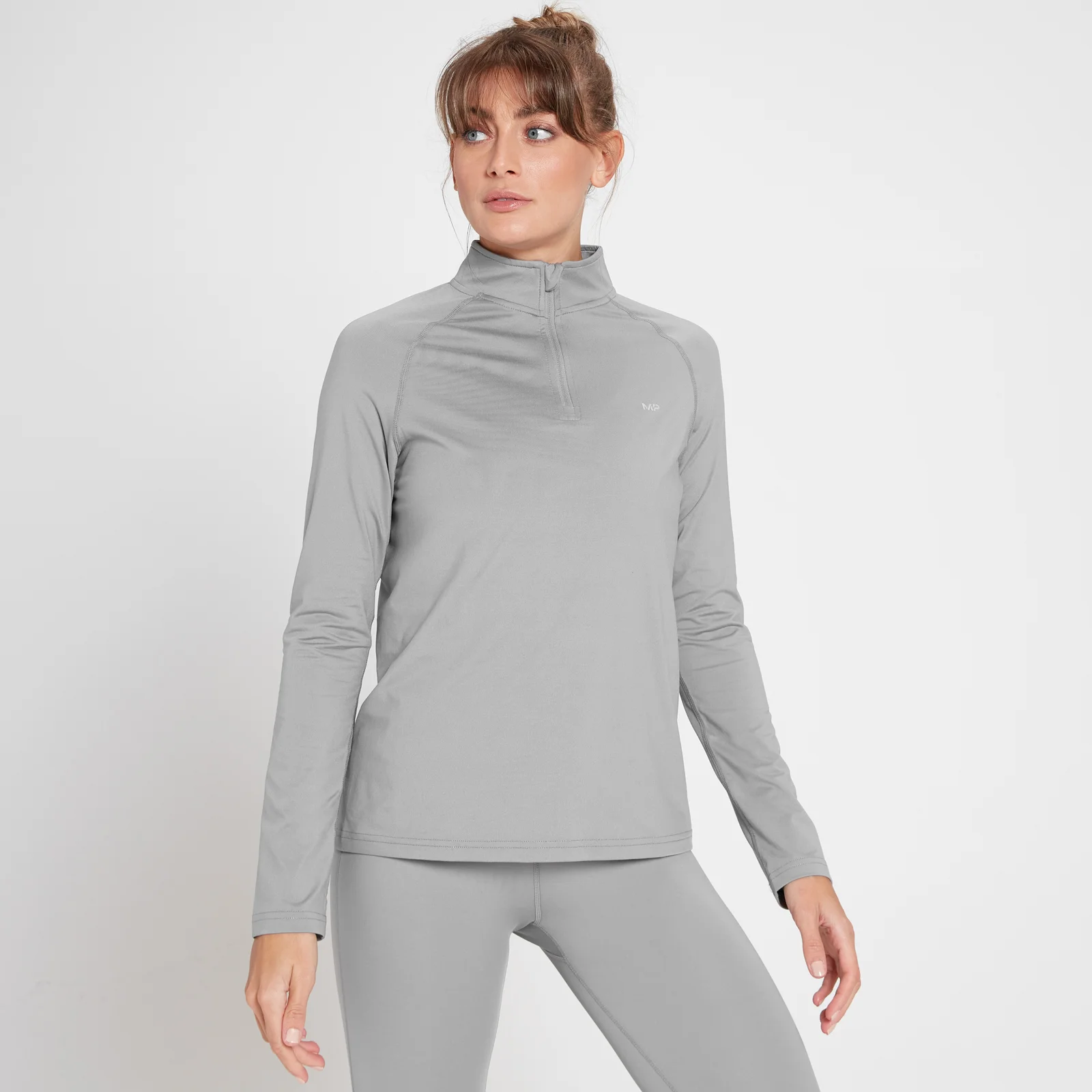 MP Women's Velocity 1/4 Zip - Storm - XXS Image 1