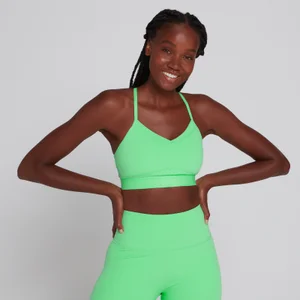MP Women's Power Ultra Strappy Sports Bra - Spring Bud - Size XS