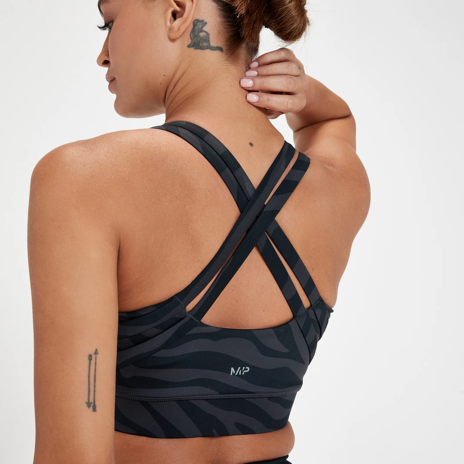 MP Women's Tempo Sports Bra - Black Zebra - XS Image 1