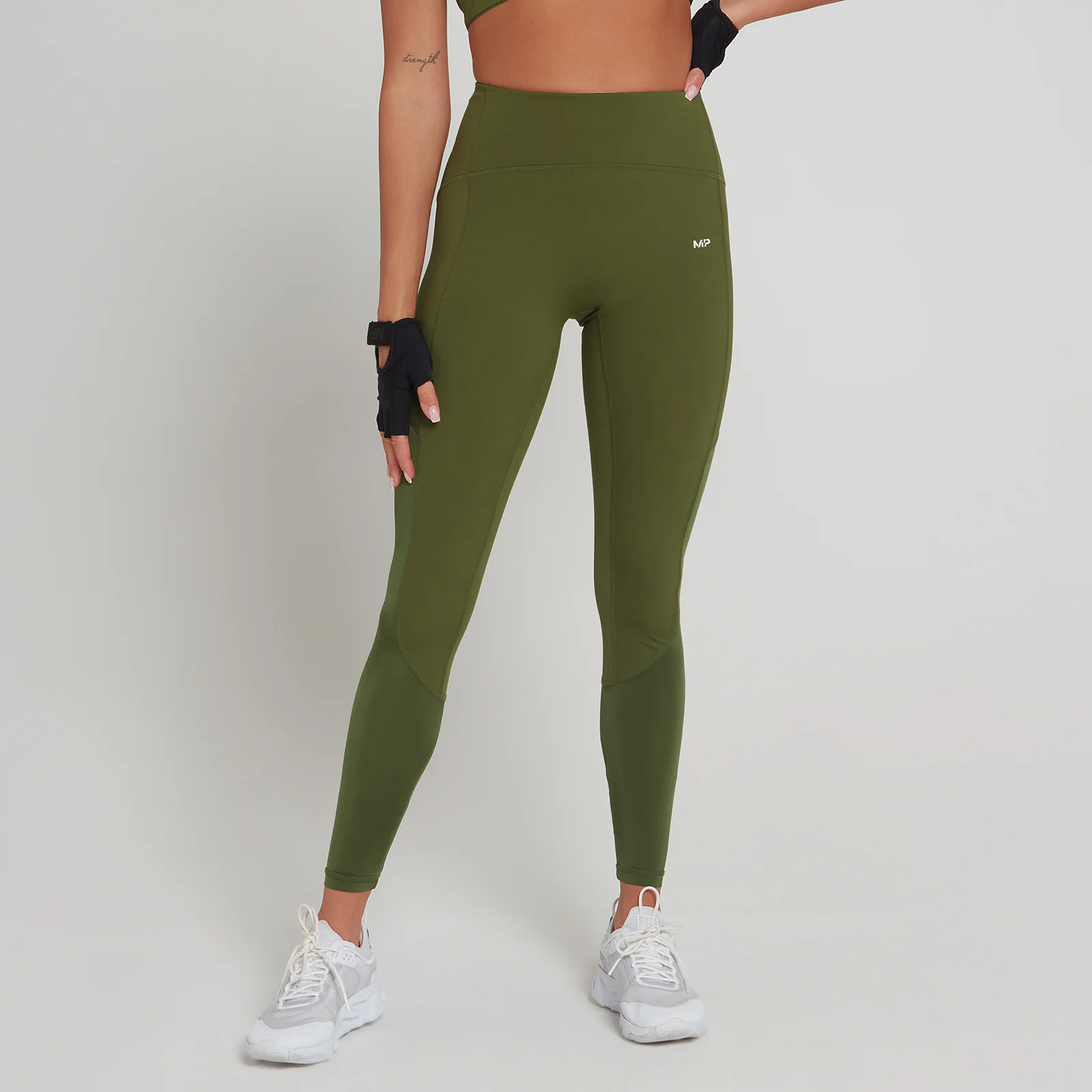 MP Women's Adapt Leggings - Leaf Green - XXS Image 1