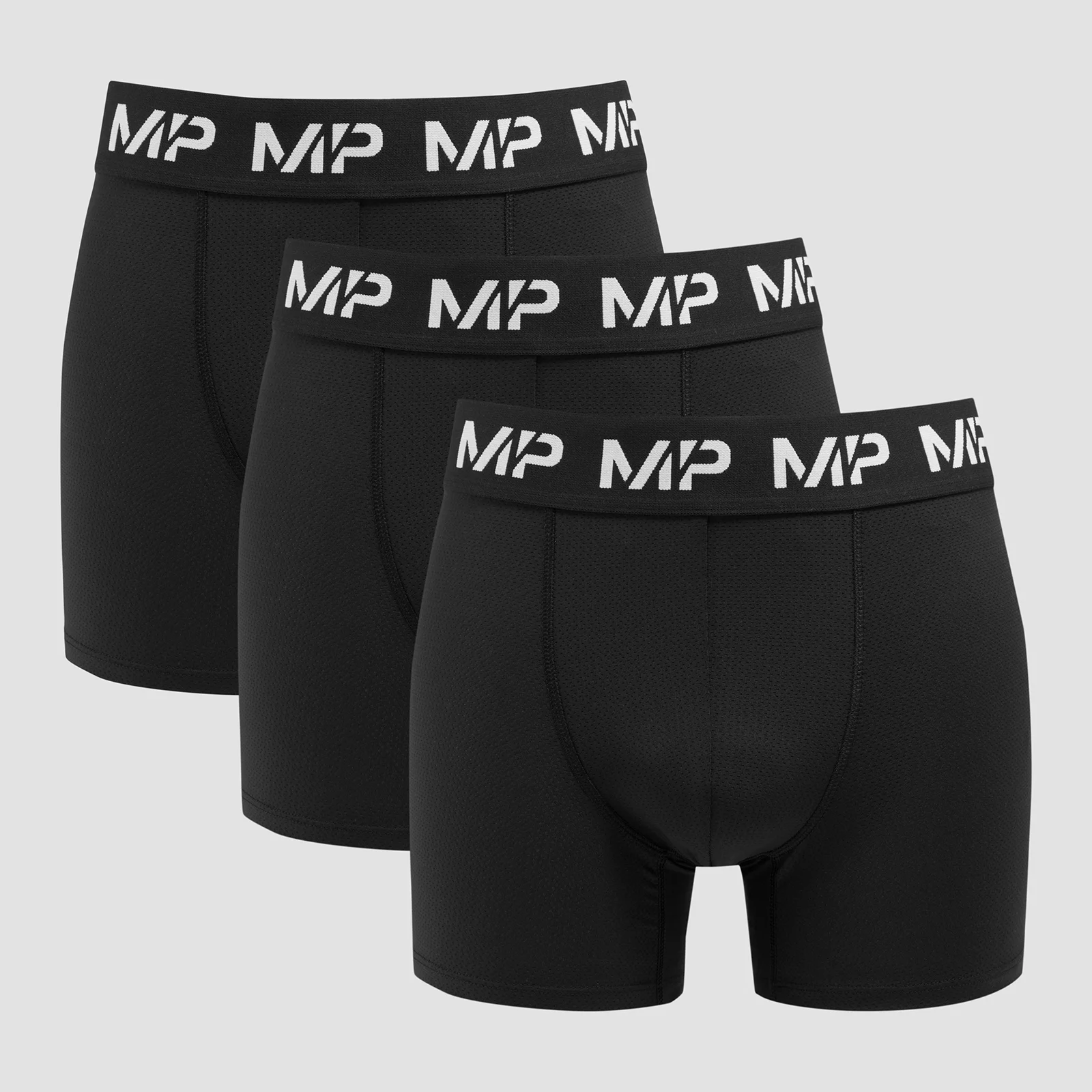 MP Men's Technical Boxers (3 Pack) - Black - XXS Image 1