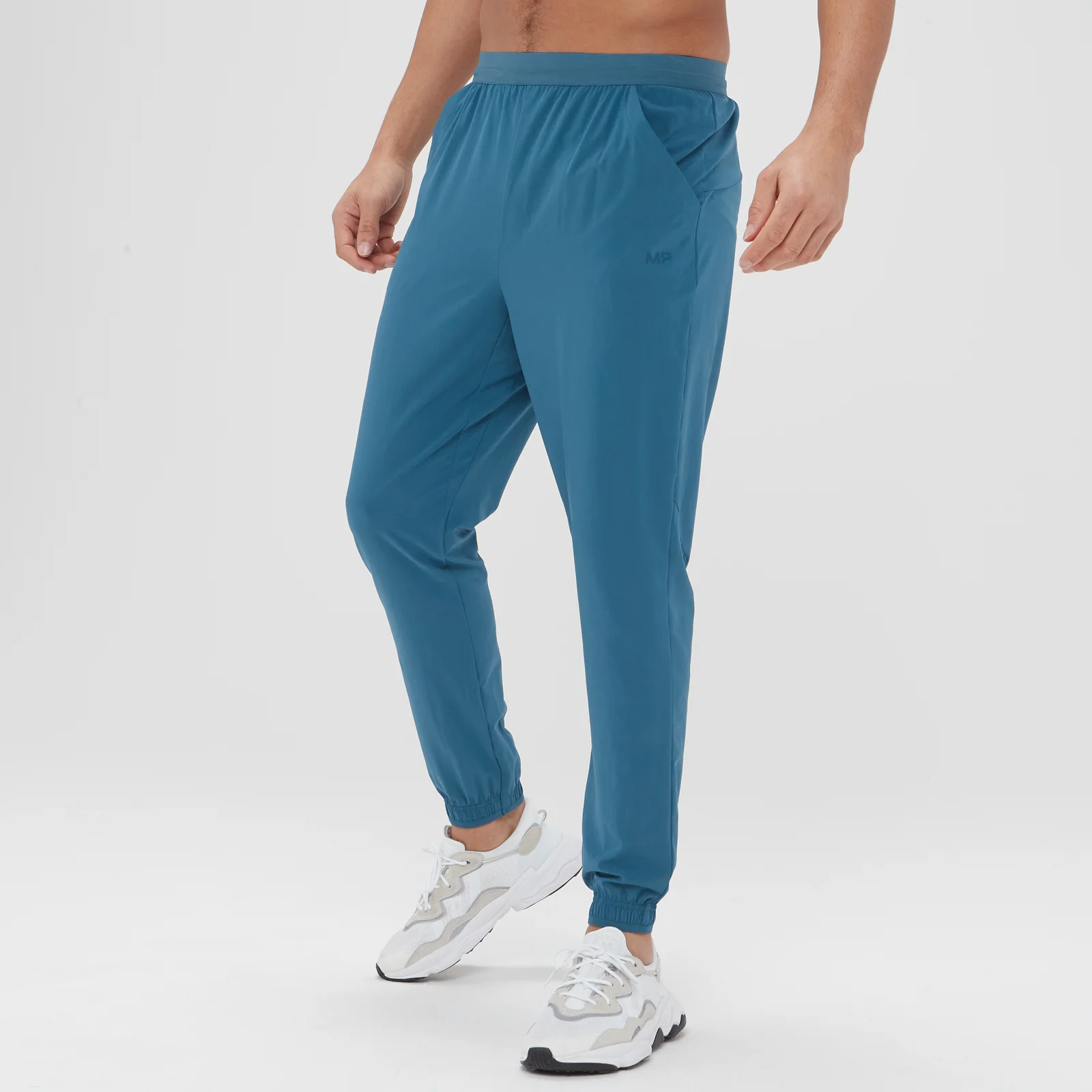 MP Men's Lightweight Woven Joggers - Teal Blue - XXS Image 1