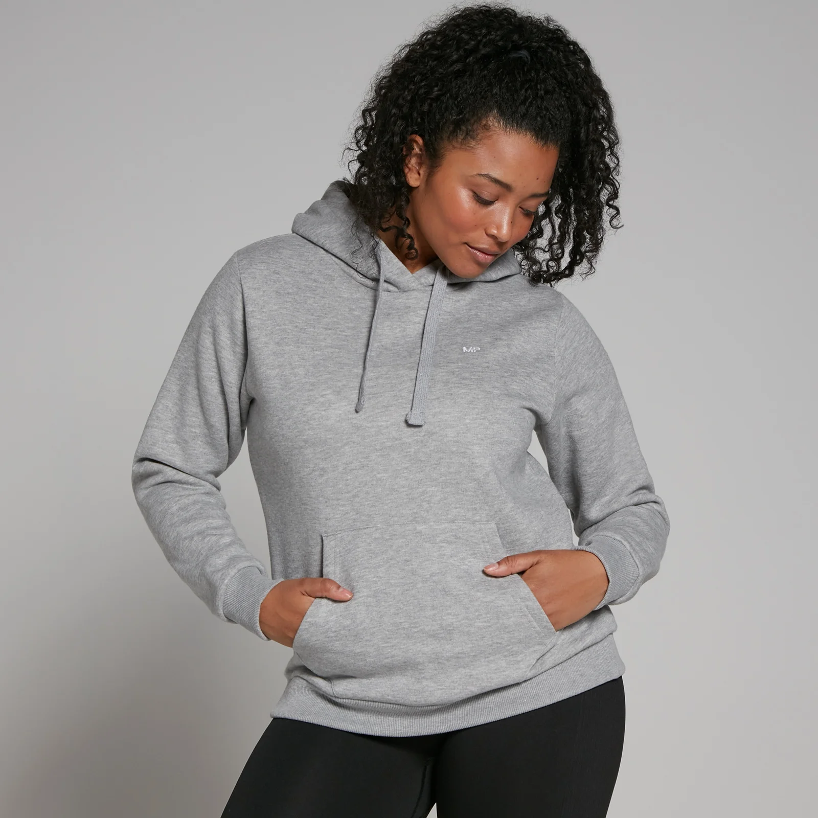 MP Women's Rest Day Hoodie - Grey Marl - M Image 1