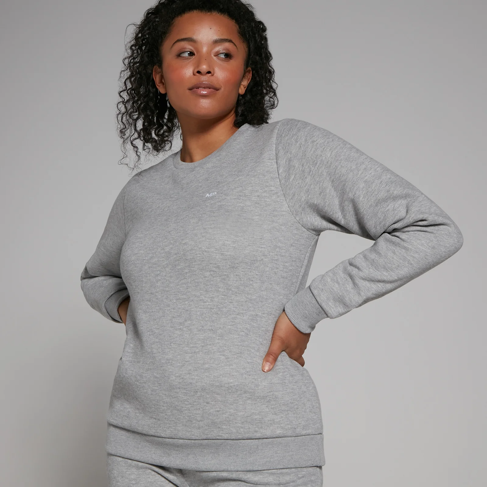 MP Women's Rest Day Sweatshirt - Grey Marl - XL Image 1