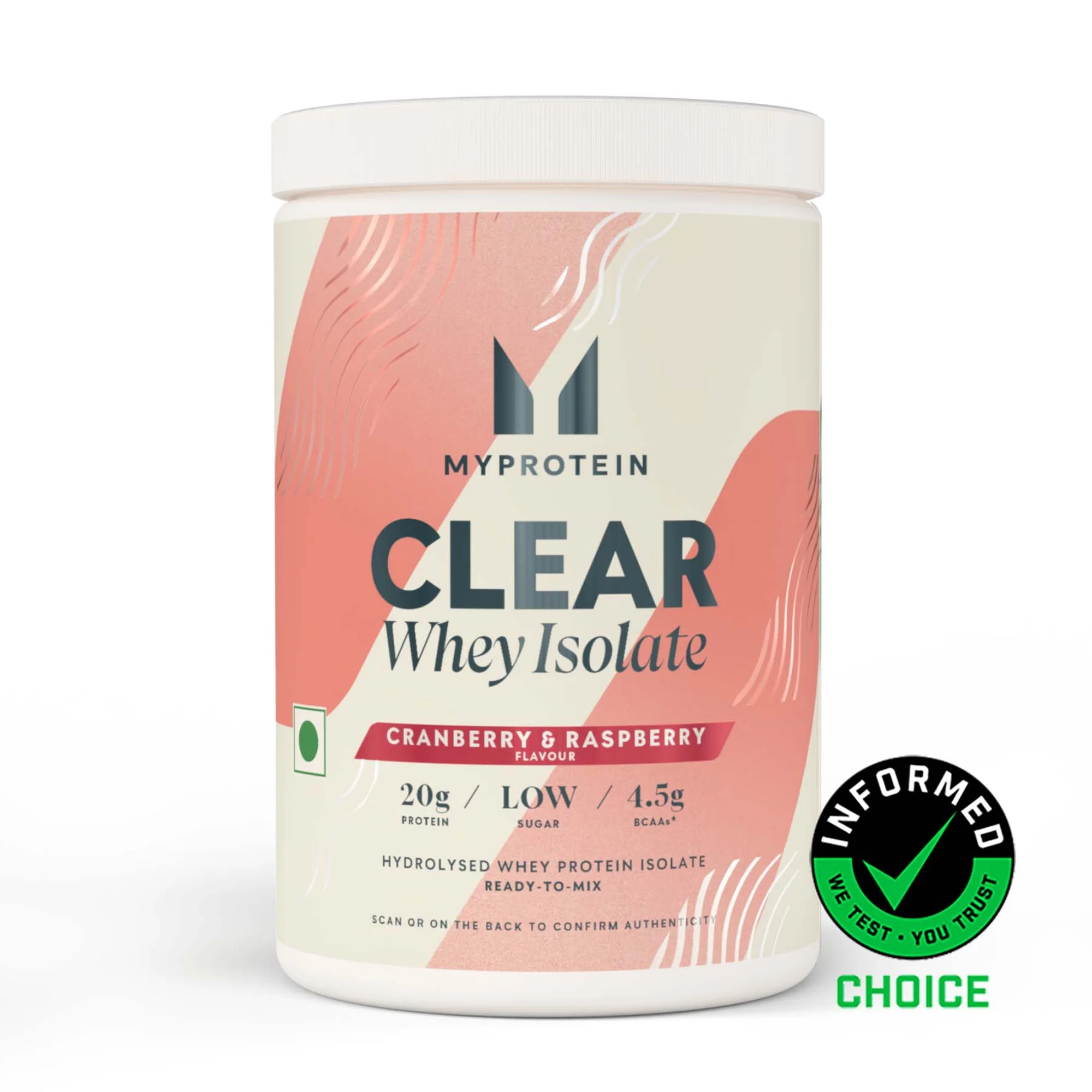 Clear Whey Isolate - 500g - Raspberry Cranberry Image 1