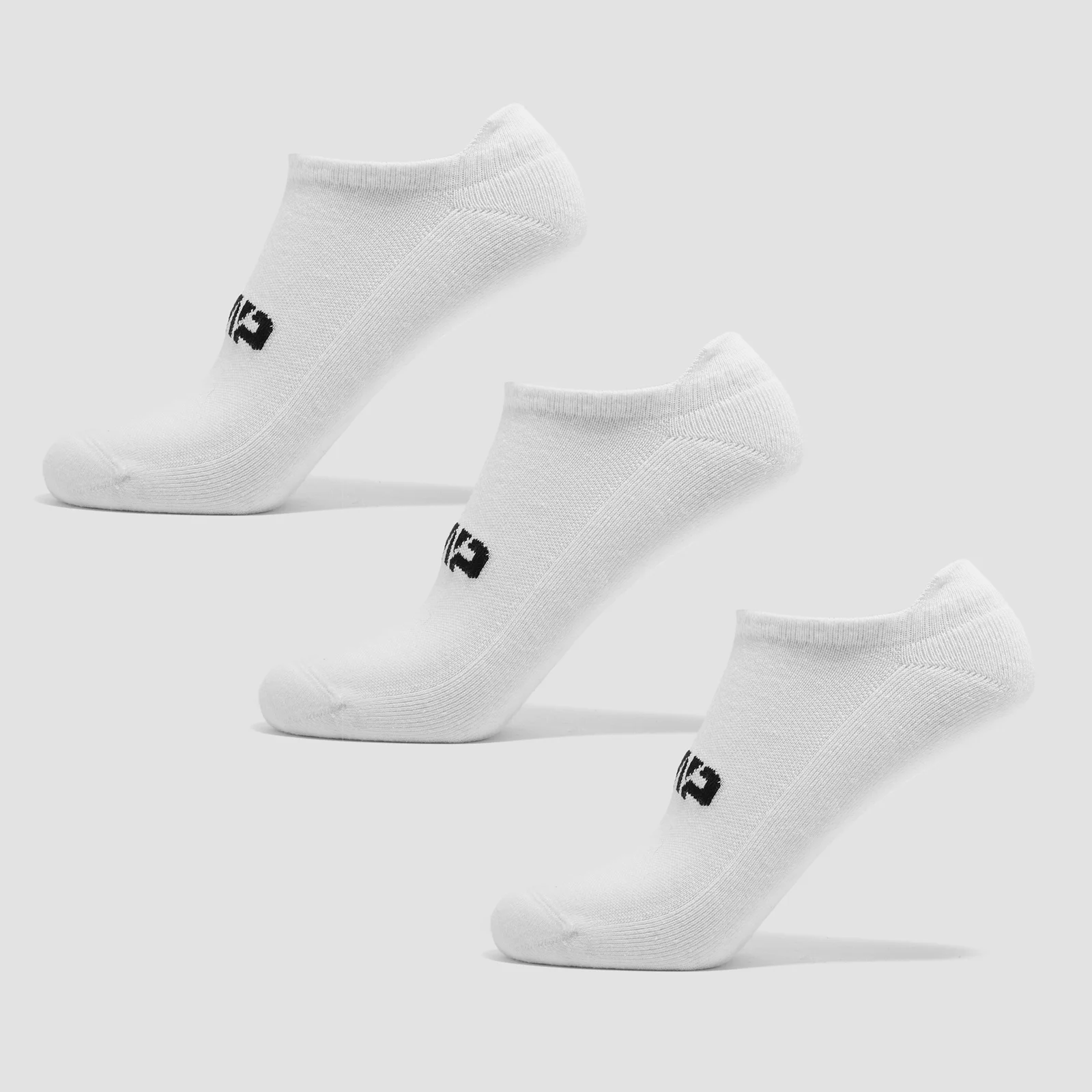 MP Unisex Trainer Socks (3 Pack) White - UK 2-5 Image 1