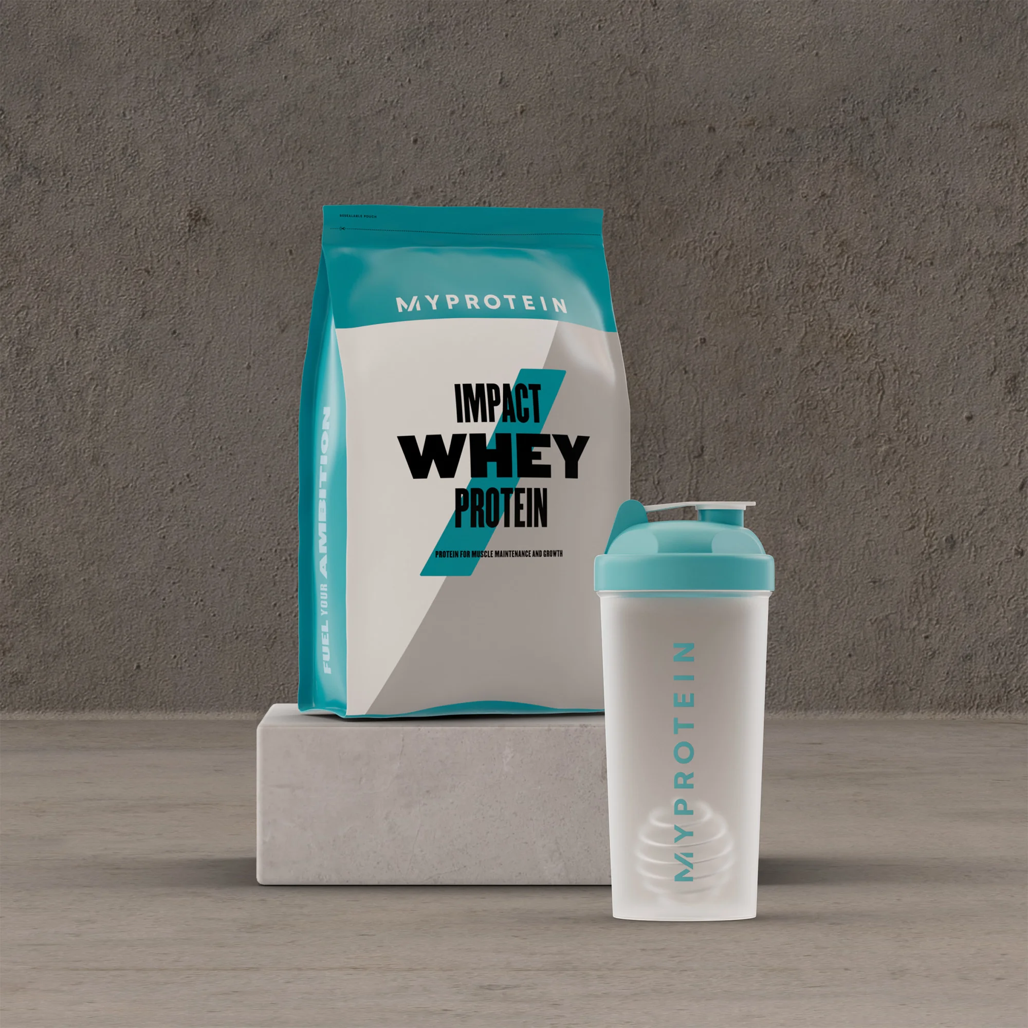 Whey Protein Starter Pack - Shaker - Chocolate Brownie Image 1