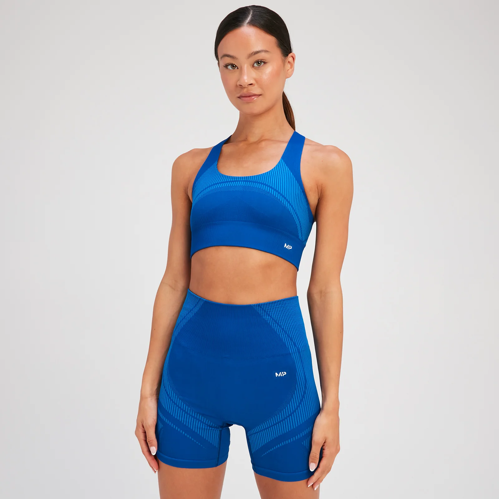 MP Women's Tempo Ultra Seamless Sports Bra - Surf Blue - XS Image 1