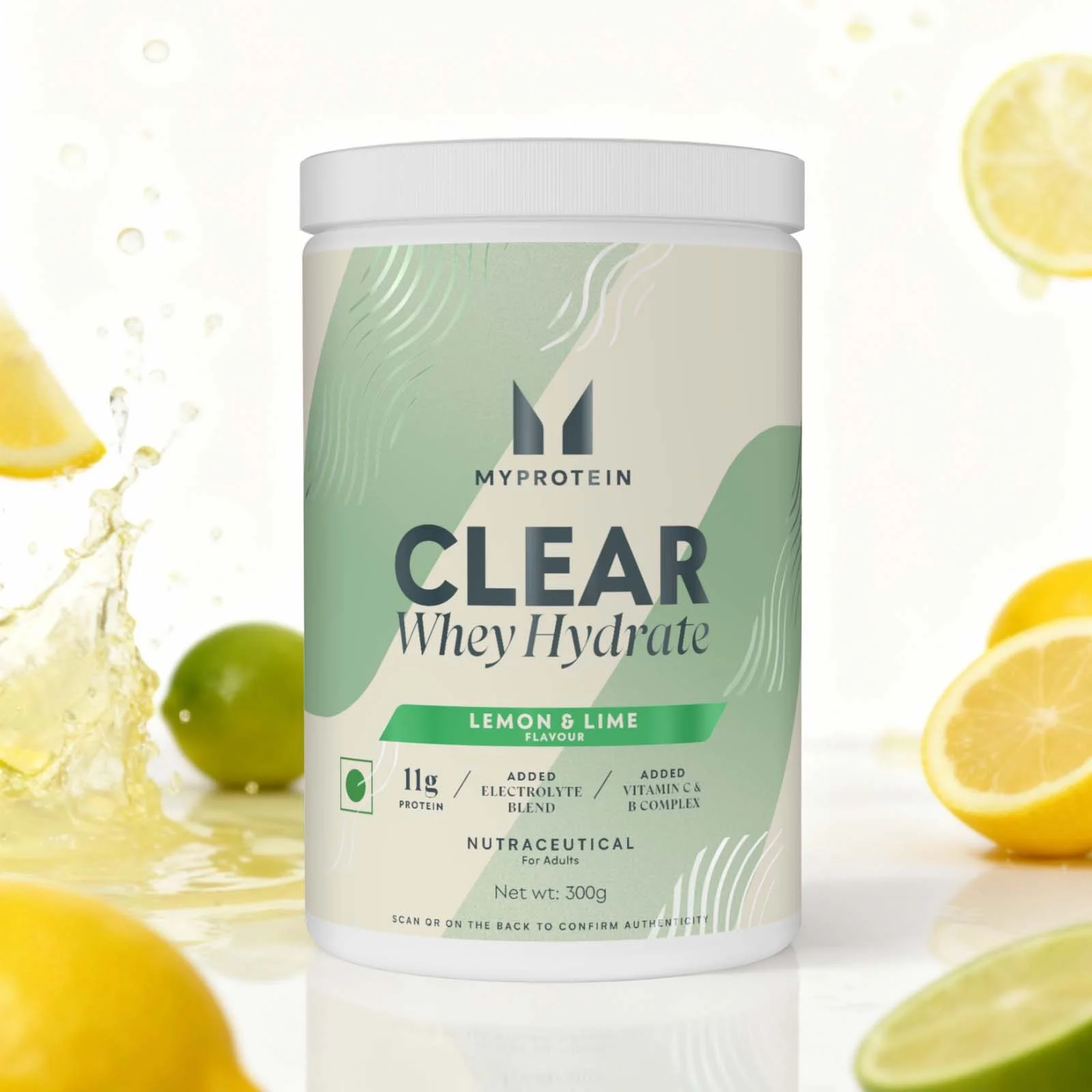 Clear Whey Hydrate - 20servings - Lemon & Lime Image 1