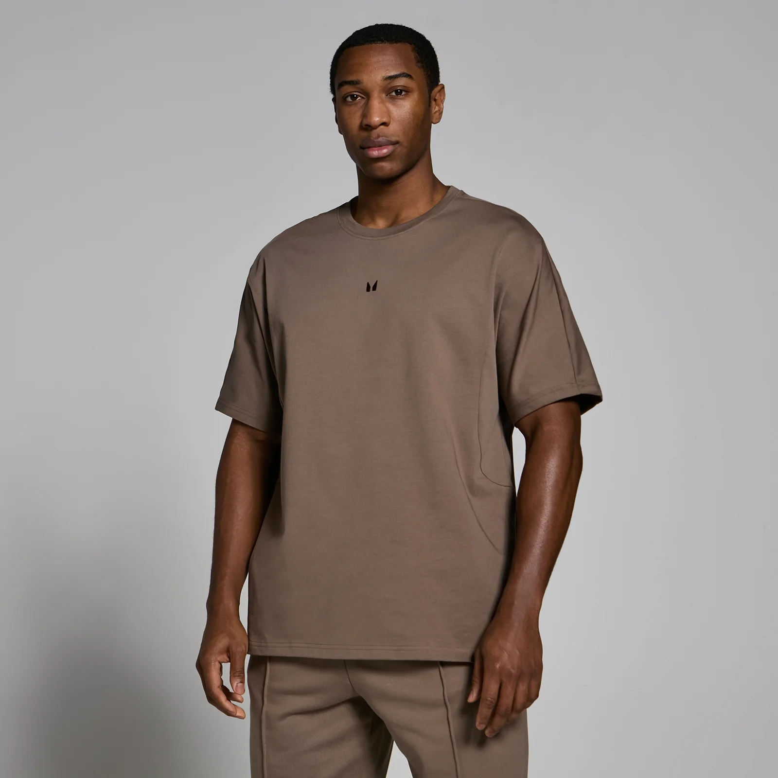MP Men's Lifestyle Heavyweight Oversized T-Shirt - Soft Brown - XS Image 1