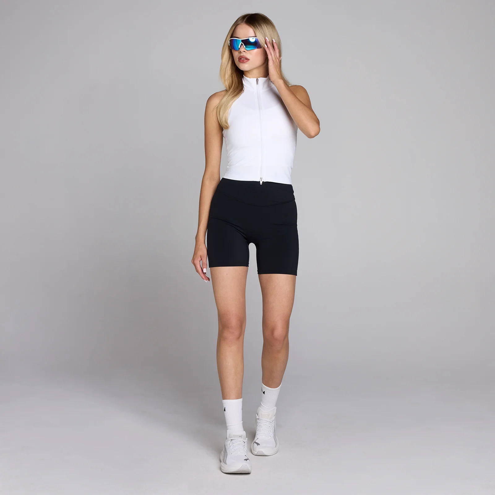 MP Women's Tempo Zip Through Vest - White - S Image 3