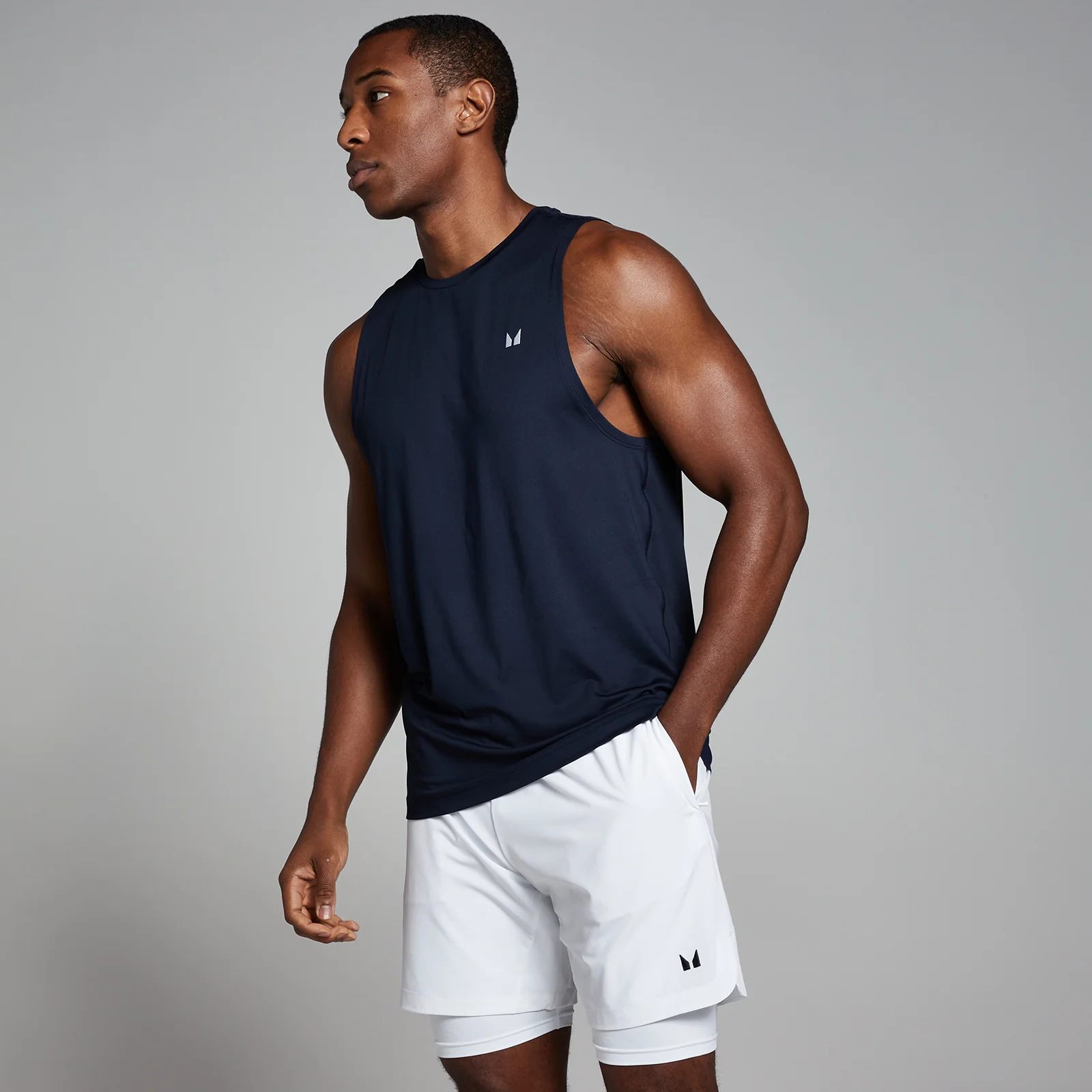 MP Men's Training Tank Top - Navy - S Image 1