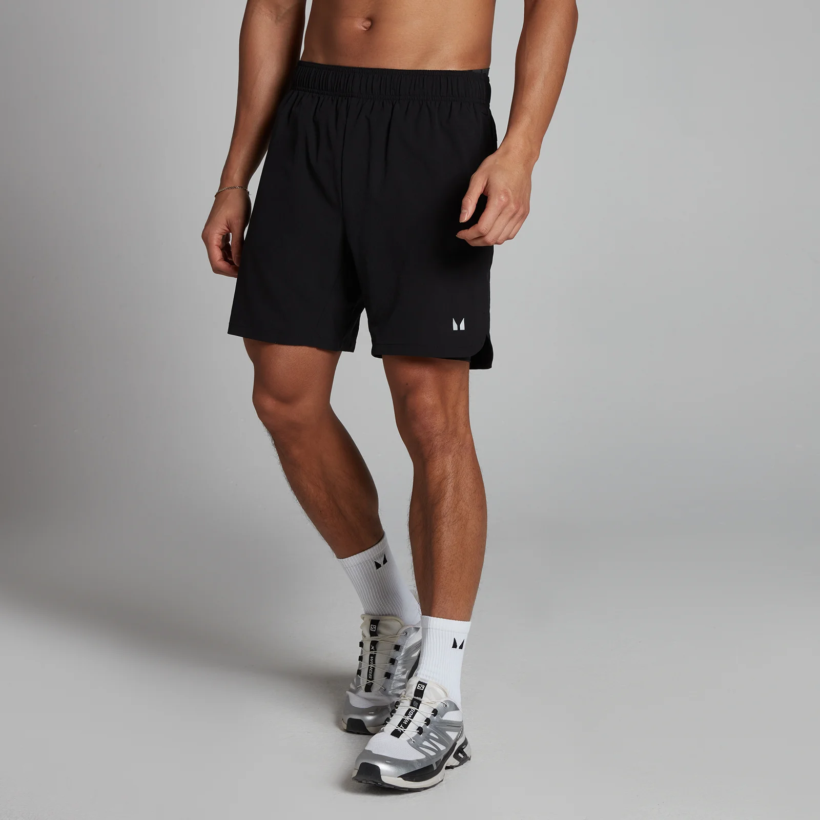 MP Men's 2-in-1 7" Training Shorts - Black - S Image 1