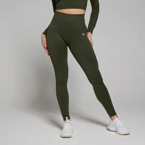 MP Women's Shape Seamless Leggings - Forest Green - Size S