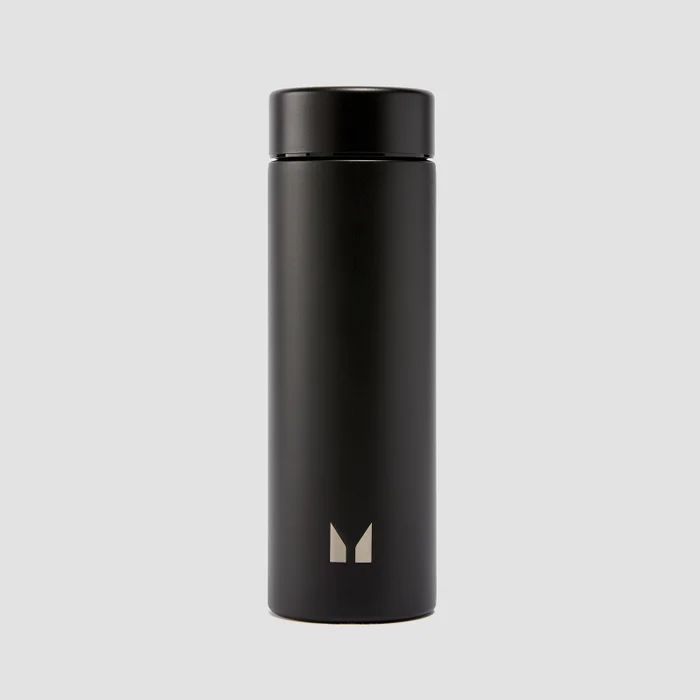 Myprotein Large Recycled Metal Water Bottle - Black
