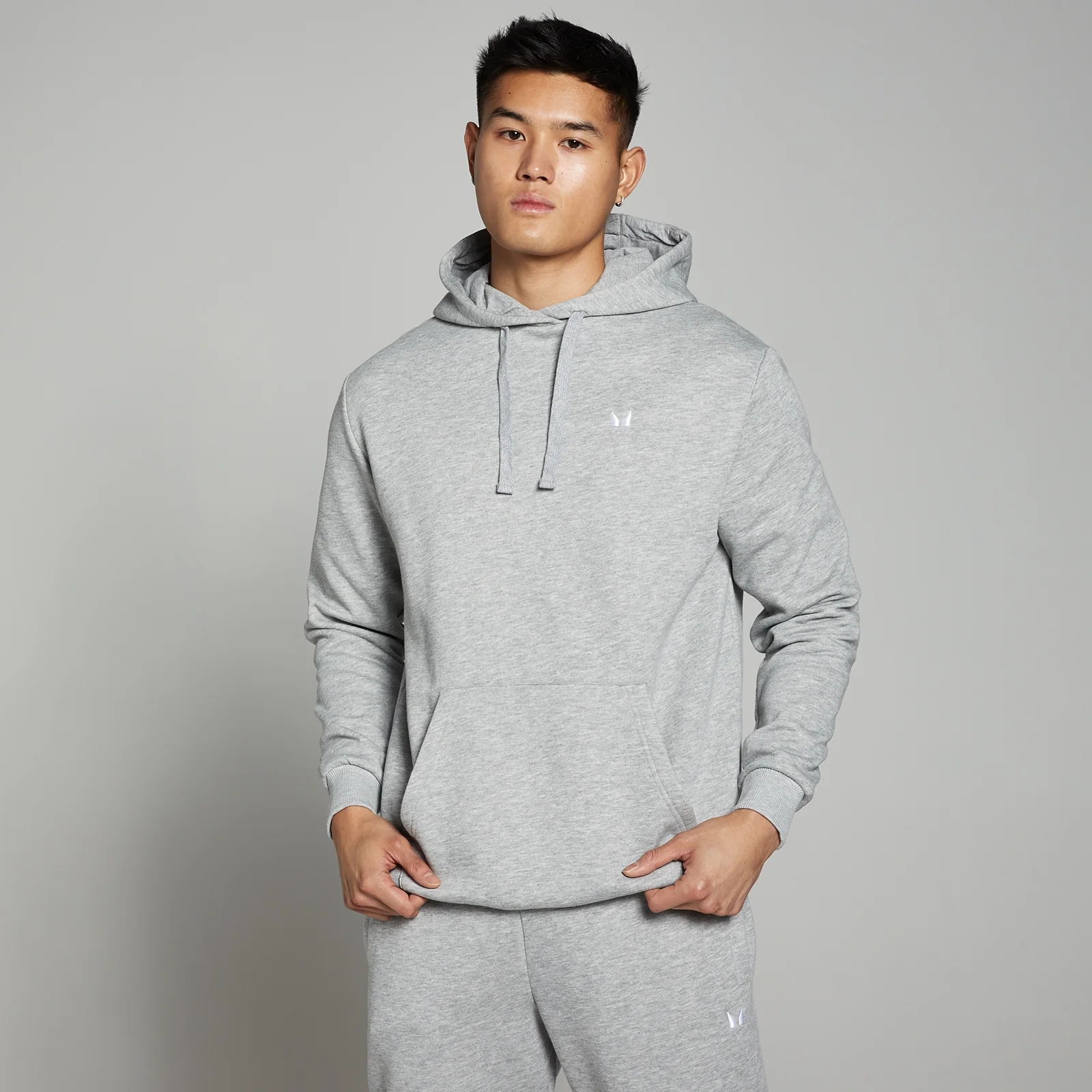 MP Men's Rest Day Hoodie - Grey Marl - S Image 1