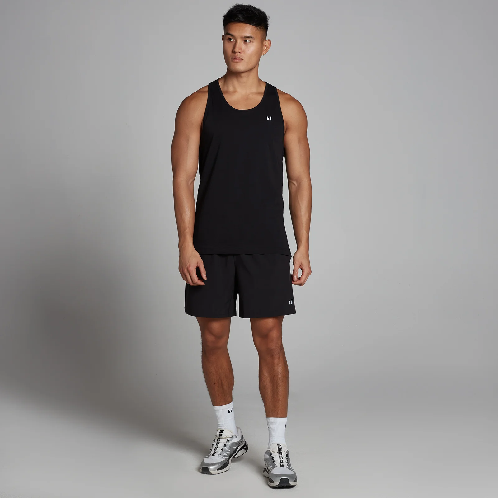 MP Men's Cotton Vest - Black - XXS Image 3