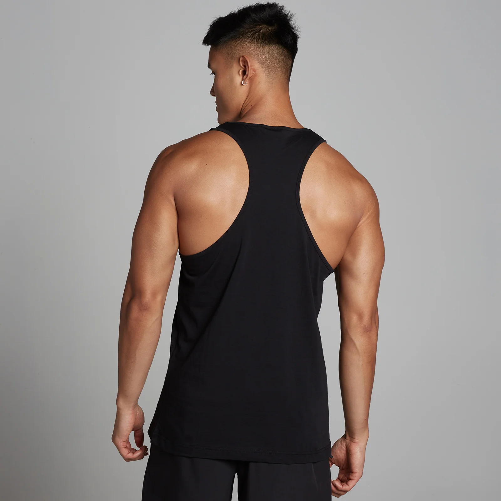 MP Men's Cotton Vest - Black - XXS Image 2