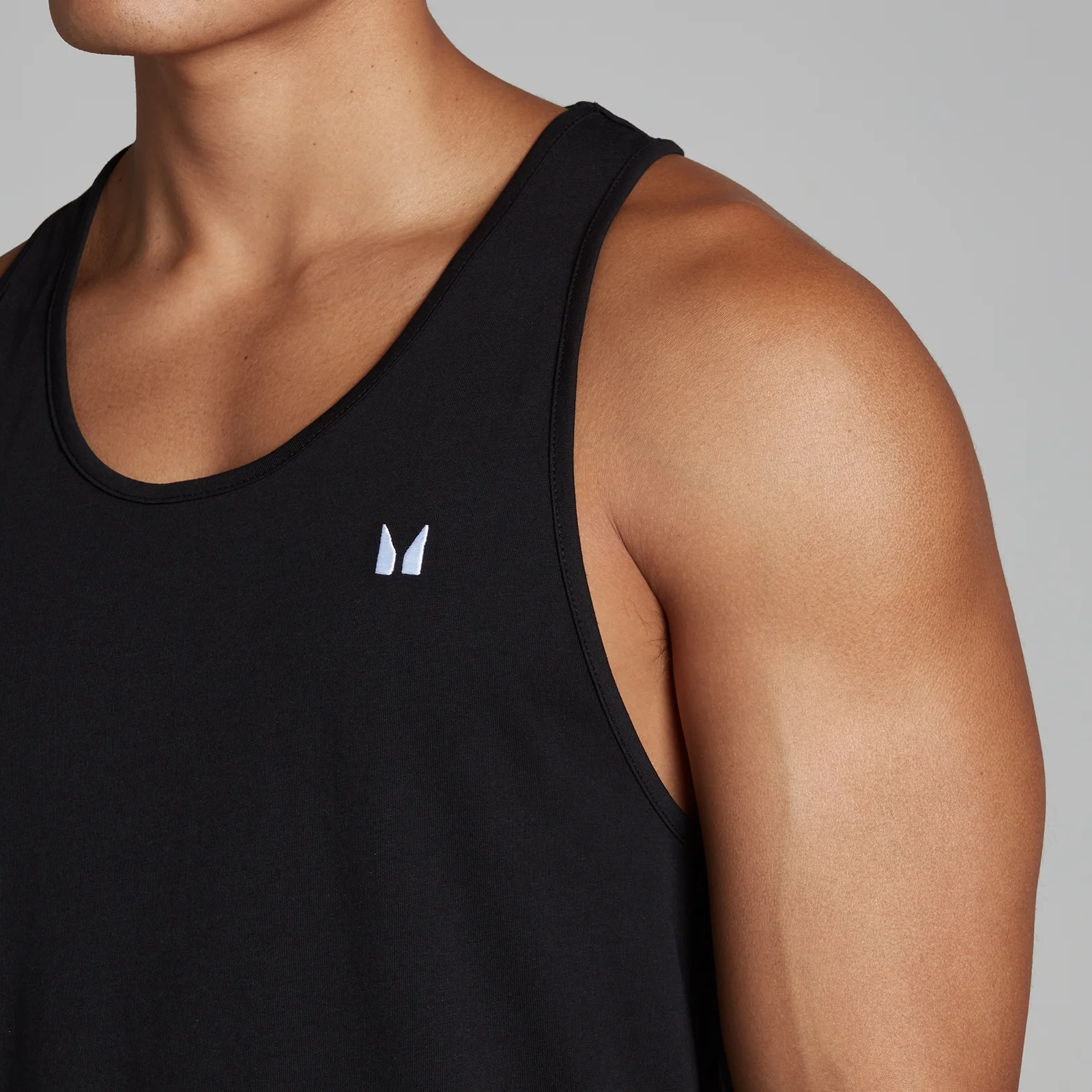 MP Men's Cotton Vest - Black - XXS Image 4